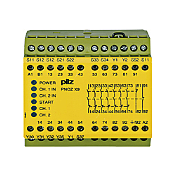 774605 New PILZ PNOZ X9 100-120VAC 24VDC 7n/o 2n/c 2so